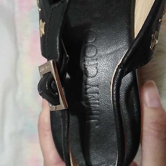 SALE! Authentic Jimmy Choo Star Studded Wedge Sandals Sz.7 or 37 Worn 1X - Picture 14 of 16